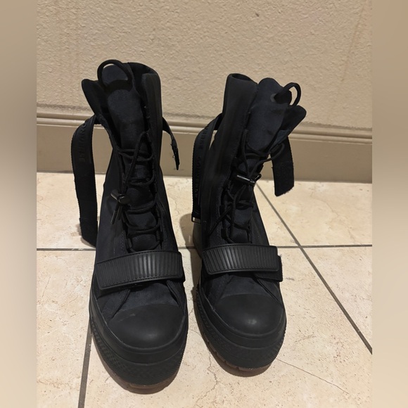 Converse Shoes - Converse Black Lace-Up Women's Boots